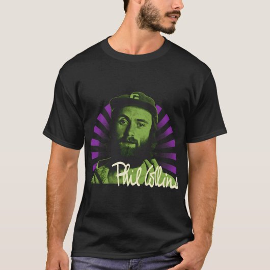 アート - フィル・コリンズ Tシャツ (正面)