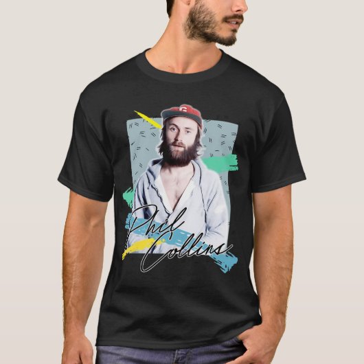 アート - フィル・コリンズ Tシャツ (正面)