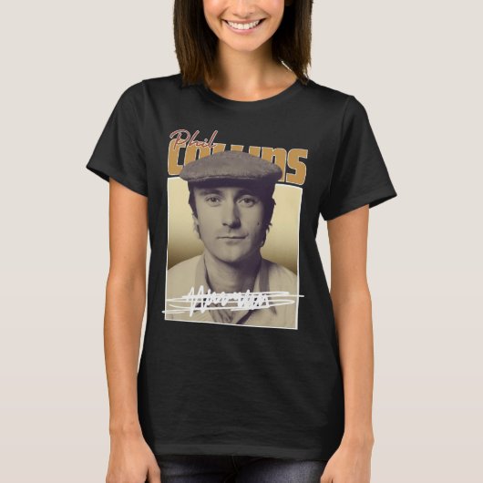 アート - フィル・コリンズ Tシャツ (正面)