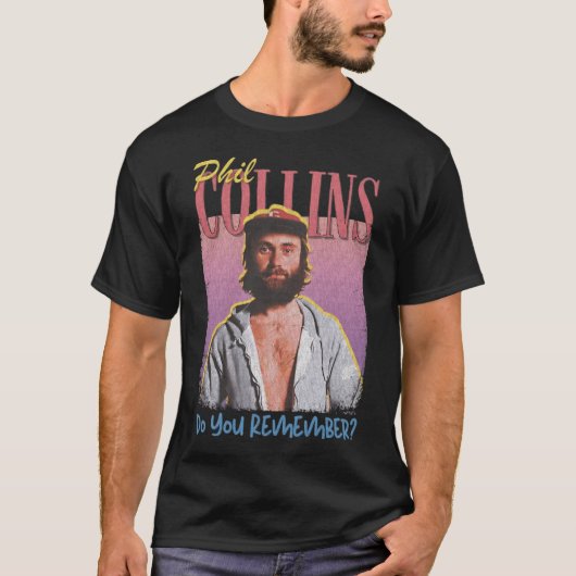 アート - フィル・コリンズ Tシャツ (正面)