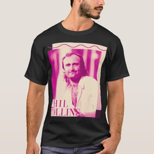 アート - フィル・コリンズ Tシャツ (正面)