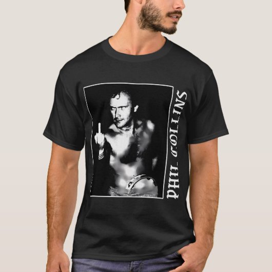 アート - フィル・コリンズ Tシャツ (正面)