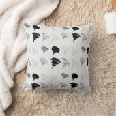 アート ブラシ パターン クッション (ブランケット)