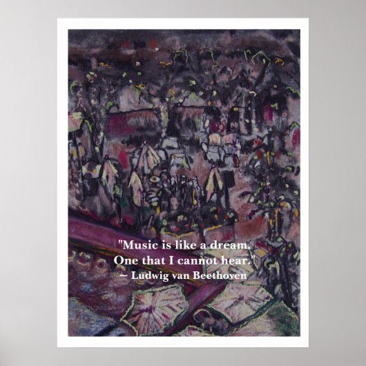 アート&ベートーベン引用文ポスター ポスター (正面)