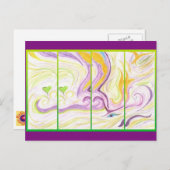 アート ポストカード8：スピリット ラブ ポストカード (正面/裏面)