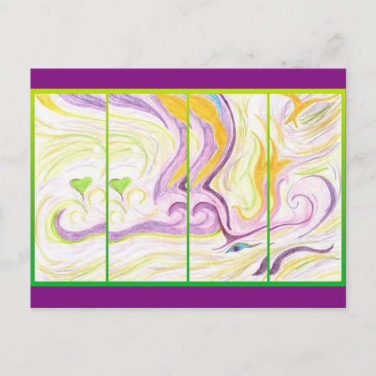 アート ポストカード8：スピリット ラブ ポストカード (正面)