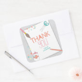 アート&モダンクラフトパーティーシール スクエアシール (封筒)