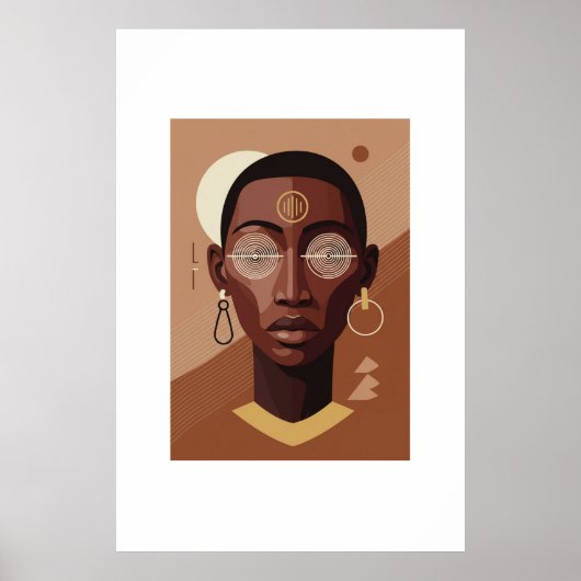 アート・モデュネ・ダフリケ・ウーマン ポスター (正面)