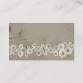 アート，モナリザ，レオナルド・ダ・ヴィンチ 名刺 (裏面)