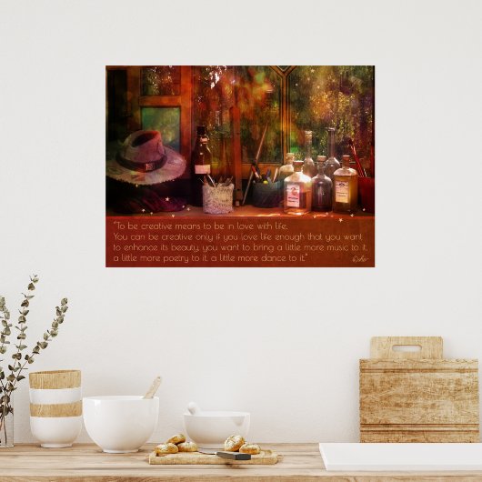 アート・ライフ・クリエイティビティ・ポスター ポスター (キッチン)
