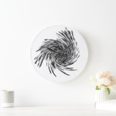 アート  ラージ壁時計 (ホーム)