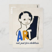 アート…子供のためだけじゃない[葉書] ポストカード (正面/裏面)