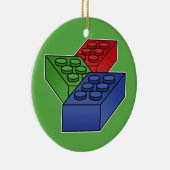 アート – 建築ブロック子供へ セラミックオーナメント (右)
