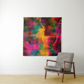 アート・抽象芸術・コロルファー・鮮やか紙・バックグラウンドアート タペストリー (インサイチュ)