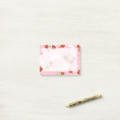 アート：日本のピンク・サクラ&ラビット ポストイット (デスク上)