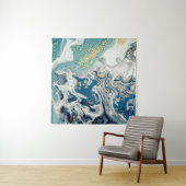アート、絵画's – ナチュラルグレー：金属、銀 タペストリー (インサイチュ(横))