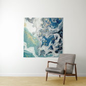 アート、絵画's – ナチュラルグレー：金属、銀 タペストリー (インサイチュ)