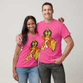 アート 香港 フォーイ カートゥーン 空手 犬 ファミリー Tシャツ (ユニセックス)