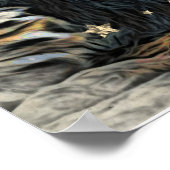 *~* アート AP23天芸術的獅子はっきりした接座 ポスター (角)