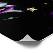 *~* アート AP23天芸術的色ピはっきりしたックライオン ポスター (角)