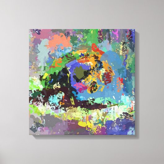 アート| Zazzle_Growshop. キャンバスプリント (正面)