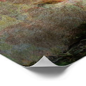 *~*アートAP23レインボー芸術的抽象芸術ライオネス ポスター (角)