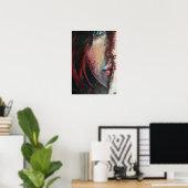 アートbyシルヴィア・リザラーガ油彩画myspace 008 ポスター (ホームオフィス)