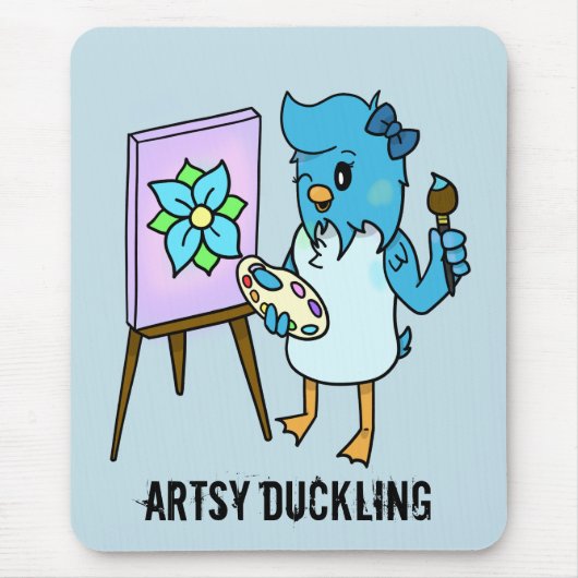 アートDucklingカスタマイズ可能なアーティストマウスパッド マウスパッド (正面)