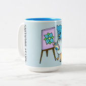 アートDuckling Customizable Artist Coffee Mug ツートーンマグカップ (正面左)