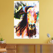 *~* アートHorse AR22芸術的 Canvas Print キャンバスプリント (インサイチュ (リビング))