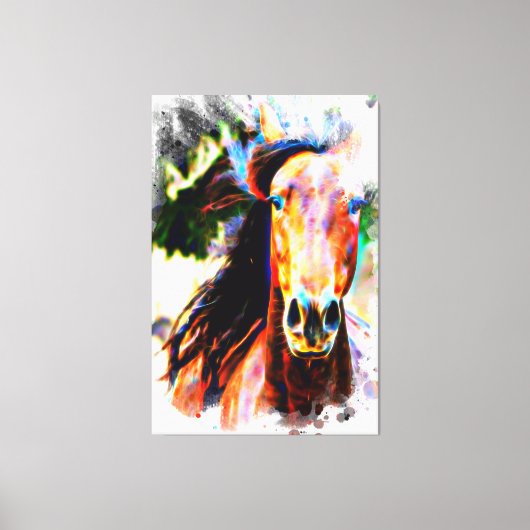 *~* アートHorse AR22芸術的 Canvas Print キャンバスプリント (正面)