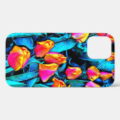 アートMt Vernonのオレンジと金ゴールドチューリップ Case-Mate iPhoneケース (裏面 (横))