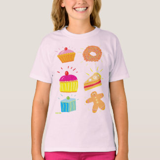 アートTシャツ： Sweetheart Cakes Tシャツ