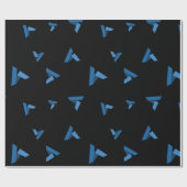 アードカッコいいル暗号通貨のコインサインパターン ラッピングペーパー (フラット)