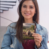 アードバ威厳のあるークローミンググリーン横長 ポストカード