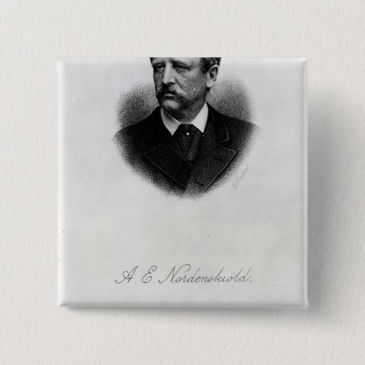 アードルフエリックNordenskiold 1880年 缶バッジ (正面)