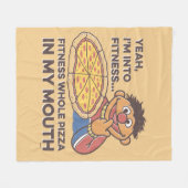 アーニーイエー、私はフィットネス フリースブランケット (正面(横))
