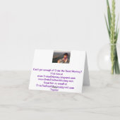 アーニーザソックモンキーパルーズワシントンノテカード シーズンカード (裏面)