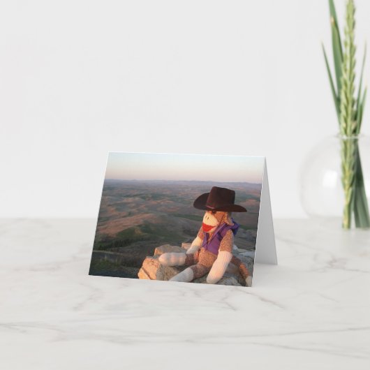 アーニーザソックモンキーパルーズワシントンノテカード シーズンカード (正面)