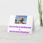 アーニーザソックモンキーフリーレンジピープイースターカード シーズンカード (裏面)