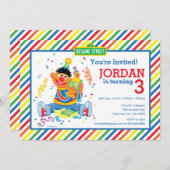 アーニーストライプの誕生日 招待状 (正面/裏面)