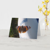 「アーニー・ザ・バタフライ」お見舞いカード カード (黄色い花)