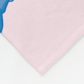 アーニー&バート・ビッグ・バレンタインのハート フリースブランケット (角)