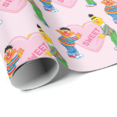 アーニー&バート・ビッグ・バレンタインのハート ラッピングペーパー (ロールコーナー)