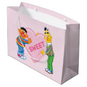 アーニー&バート・ビッグ・バレンタインのハート ラージペーパーバッグ (裏面アングル)