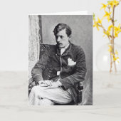 アーネスト・ダウソン カード (黄色い花)