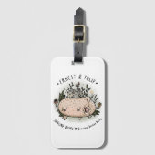 アーネスト&チューリップ – 荷札 – ジャグリングデイジー ラゲッジタグ (正面縦)