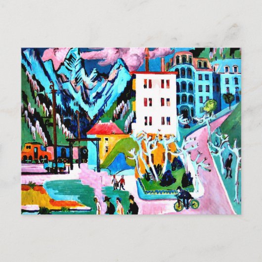 アーネスト・ルートヴィヒ・カーチナー絵画ズの ポストカード (正面)