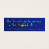 アーネスト、w/引用文、ハピネスカード (裏面)