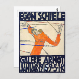アーノギャラリーでの展覧会 | Egon Schiele | ポストカード